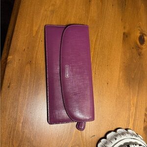 Coach Purple Wallet